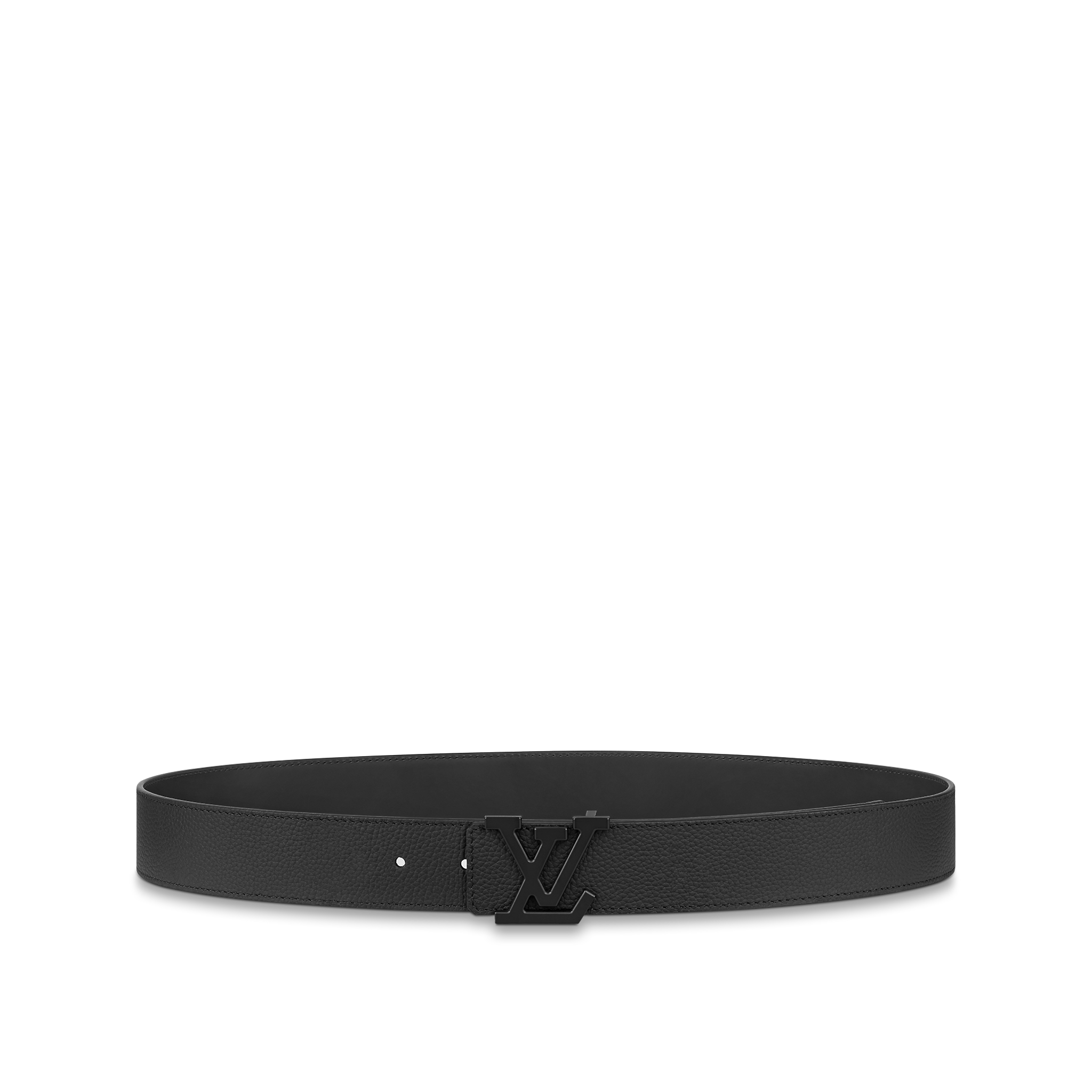Louis Vuitton Aerogram 35mm Belt, Black, 95