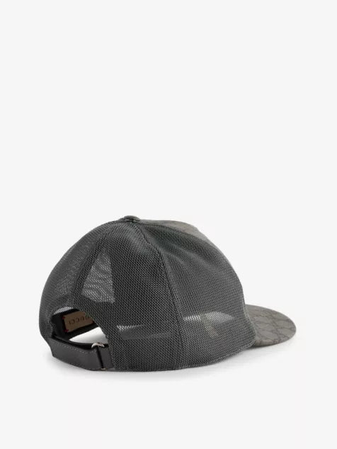 GUCCI Monogram-pattern cotton-blend baseball cap