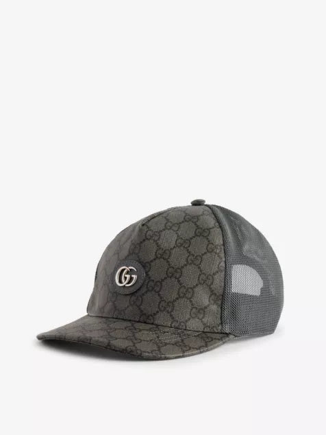GUCCI Monogram-pattern cotton-blend baseball cap