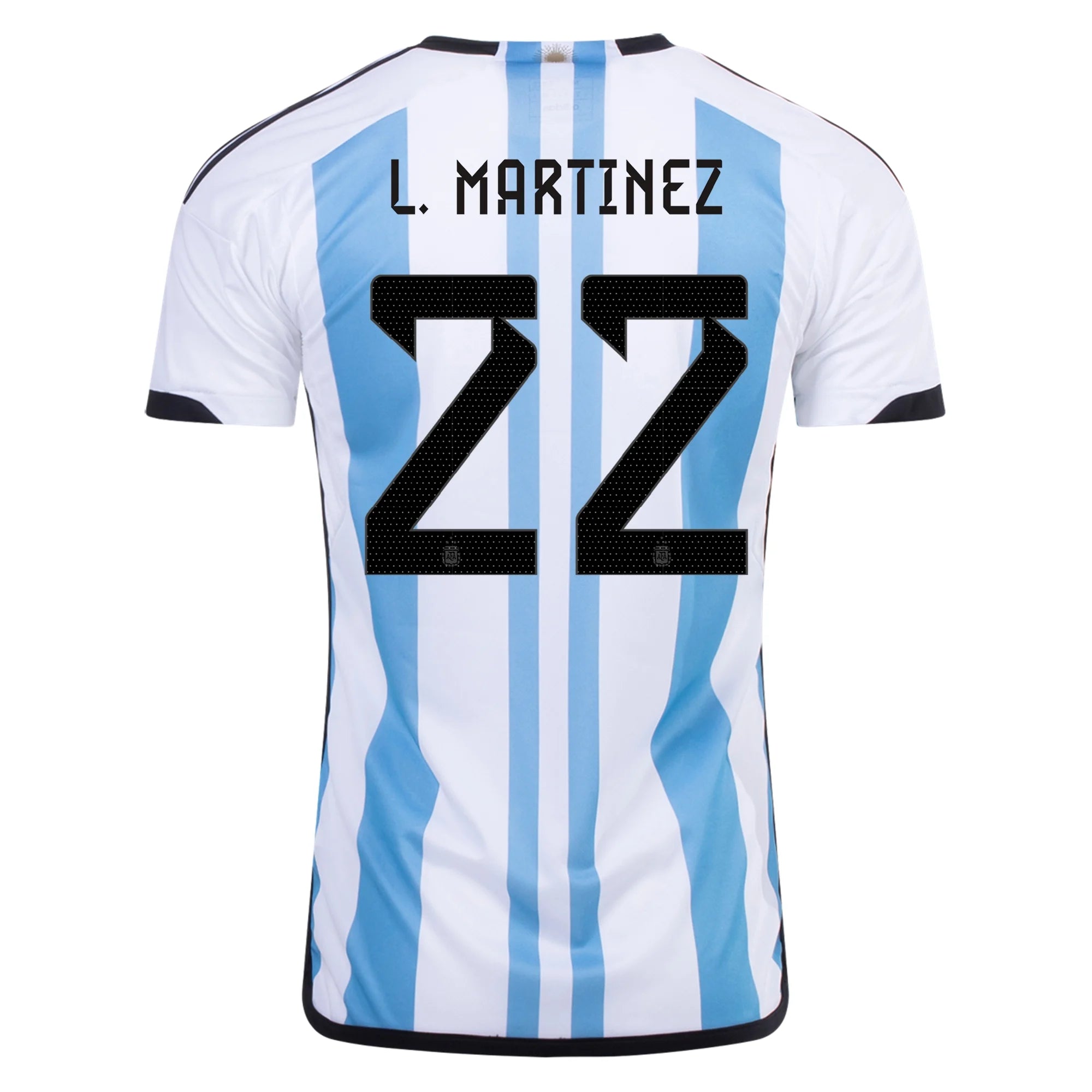 LAUTARO MARTINEZ ARGENTINA THREE STAR 22/23 HOME JERSEY