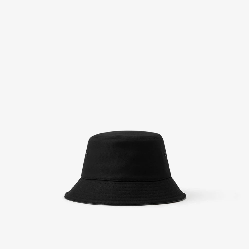 Horseferry Motif Cotton Bucket Hat