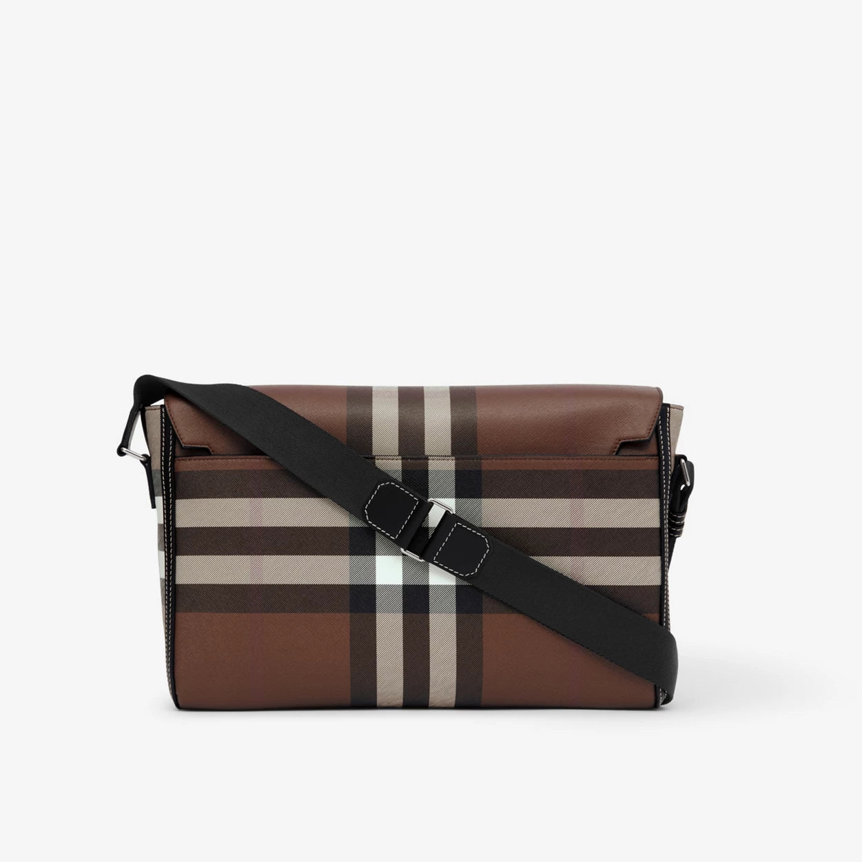 Exaggerated Check Large Wright Messenger Bag