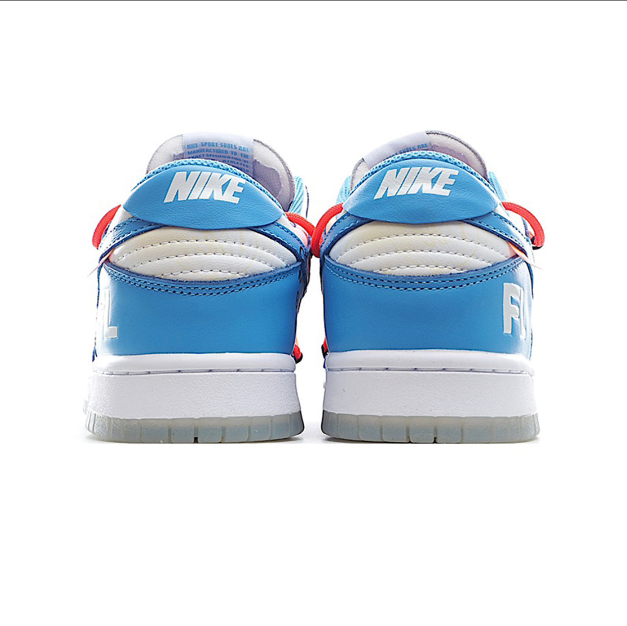 Off-White x Futura x Nike Dunk Low Bright Blue