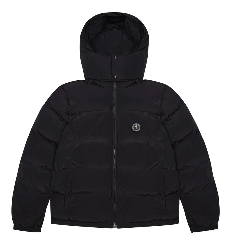 TRAPSTAR NON-SHINY IRONGATE DETACHABLE HOODED PUFFER JACKET