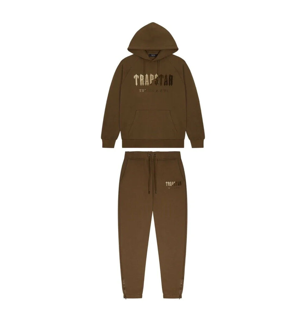 TRAPSTAR CHENILLE DECODED HOODED EARTH EDITION TRACKSUIT